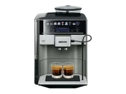 Máquina de Café Expresso Automática Siemens TE655203RW com Moinho de Cerâmica - Cinza/Preto