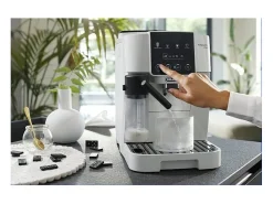 Máquina de café expresso com moinho DELONGHI ECAM220.61.W - inox