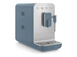 Máquina de café expresso com moinho Smeg Collezione BCC12SBMEU azul tempestade, moinho inox, bico de vapor, 19 bar, Thermoblock