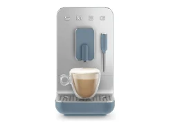 Máquina de café expresso com moinho Smeg Collezione BCC12SBMEU azul tempestade, moinho inox, bico de vapor, 19 bar, Thermoblock