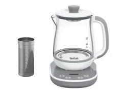 Máquina de chá Tefal Tastea BJ551B10 1,5L com 8 ajustes e cesto removível em aço inoxidável