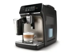 Máquina de espresso automática PHILIPS EP2336/40 LatteGo 4 bebidas Preto cromado, moinho cerâmico silencioso
