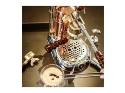 Máquina de Espresso La Pavoni Esperto Edotto 1,6L Cromo Cobre Ouro - 950W, Design Multicolorido