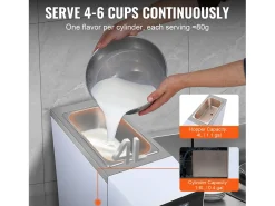 Máquina de Gelado Expresso de Bancada SucceBuy 10 L/H