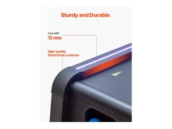 Máquina de Skeeball SucceBuy 274cm Lançar e Marcar Mesa de Jogo Arcade Marcador Eletrônico Sala de Jogos 4 Bolas