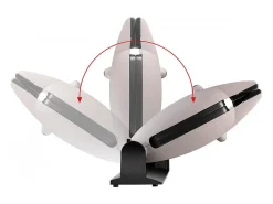 Máquina de Waffles LAGRANGE 019133 Cinza Pérola 1200W - Placas de Alumínio Fundido Antiaderentes, Ajuste Macio/Crocante, Espeto para Waffles Incluso