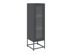Móvel alto 36x39x123 cm aço laminado a frio antracite