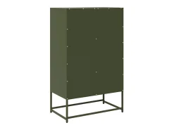 Móvel alto 68x39x111,5 cm aço verde azeitona