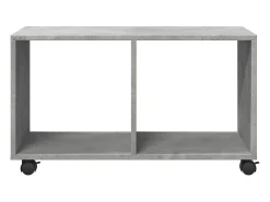 Móvel c/ rodas 72x33x42,5 cm derivados madeira cinzento cimento