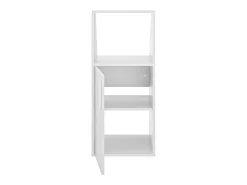 Móvel com inclinação 1 porta e 1 nicho branco ADEZIO