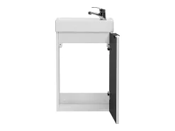 Móvel com lavatório 1 porta Adriel branco