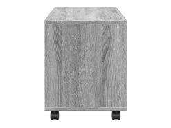 Móvel com rodas 72x33x42,5 cm derivados de madeira cinza sonoma