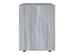 Móvel com rodas 60x53x72 cm derivados de madeira sonoma cinza