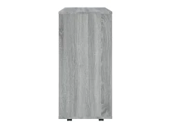 Móvel com rodas 60x35x75 cm derivados de madeira sonoma cinza