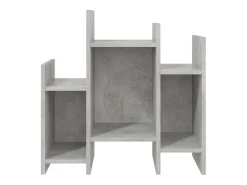 Móvel de apoio 60x26x60cm derivados de madeira cinzento cimento