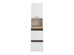 Móvel de arrumação para casa de banho com 3 portas e 4 prateleiras C47 x A184 cm - ERKANO