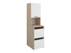 Móvel de arrumação para casa de banho com 3 portas e 4 prateleiras C47 x A184 cm - ERKANO