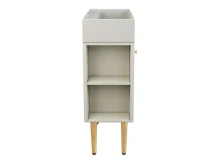 Móvel de banheiro com pia - 55 x 31 x 91,5 cm - com 2 gavetas - MDF - branco