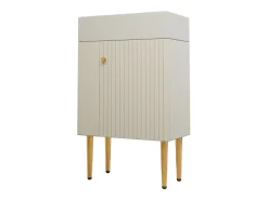 Móvel de banheiro com pia - 55 x 31 x 91,5 cm - com 2 gavetas - MDF - branco