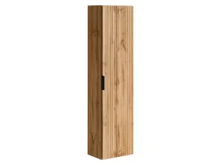 Móvel de casa de banho com lavatório e coluna, cor natural clara, 60 cm, ZEVARA