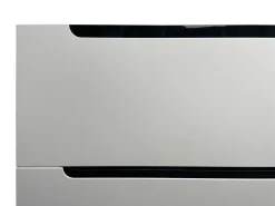 Móvel de casa de banho com lavatório duplo e coluna 120 cm branco SELITA