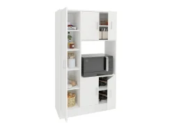 Móvel de cozinha haaus Arno, 5 portas, branco, 90 x 32 x 150 cm