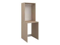 Móvel de lavandaria para máquina de lavar com barra de pendurados C65xA184 cm - ERKANO