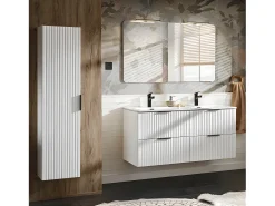 Móvel de lavatório duplo Adriel branco 120cm