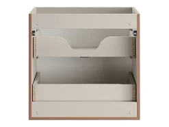 Móvel de lavatório duplo Alba caxemira 120cm