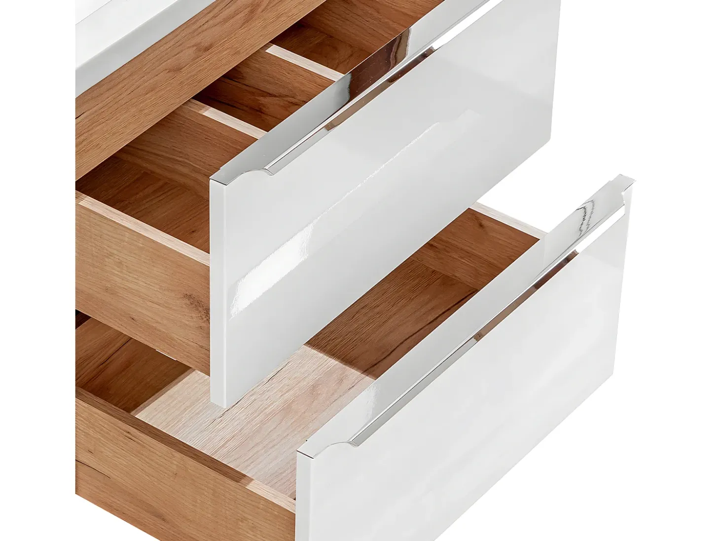 Móvel de lavatório duplo April branco 120cm
