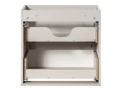 Móvel de lavatório duplo Riva caxemira 160cm