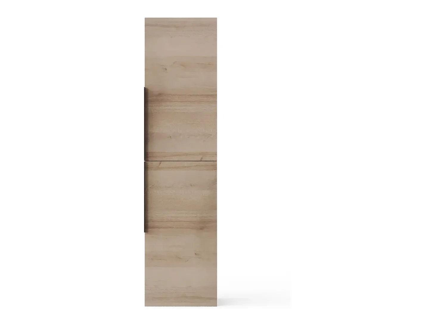 Móvel de lavatório simples com coluna - Cor natural claro - 80 cm - NISAYA