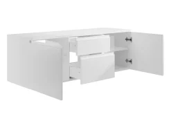 Móvel de lavatório suspenso branco, L150 x A46 x P50 cm, JIMENA II