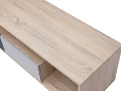Móvel de TV com 1 porta, 2 gavetas e 1 nicho multicolor - FILUTIA