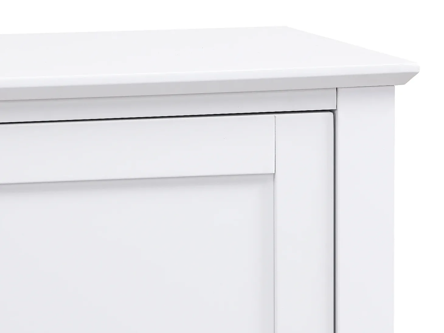 Móvel de TV com 2 portas, 1 gaveta e 1 nicho em MDF branco - NARIVA