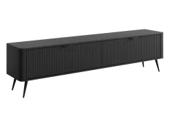 Móvel de TV com 2 portas em MDF preto - ELONARIA de Pascal Morabito
