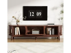 Móvel de TV 165x39,5x46cm - para televisores de até 65" - castanho