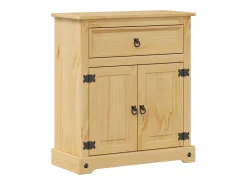 Móvel de WC Corona 70x33x80 cm madeira de pinho maciça