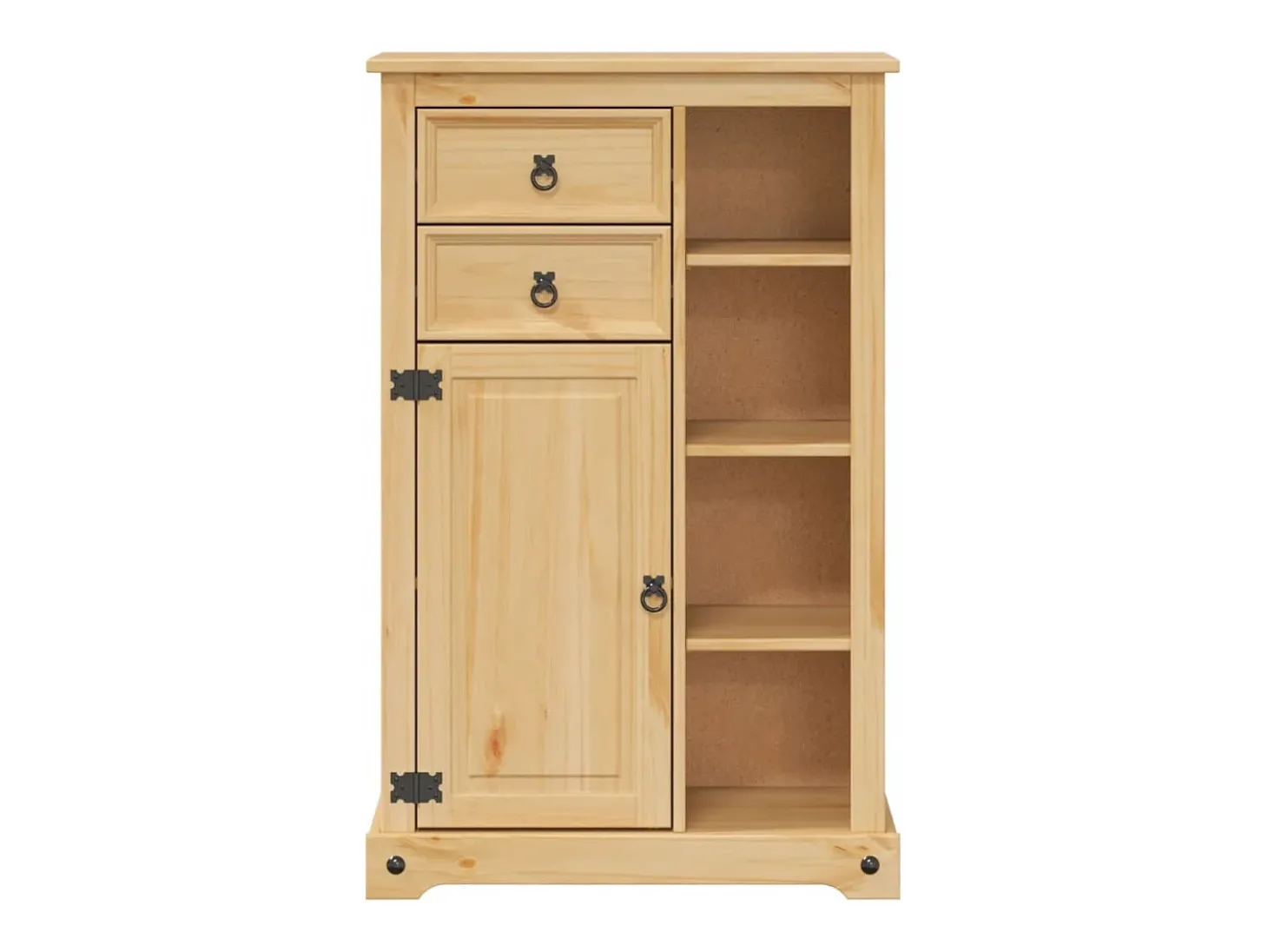 Móvel de WC Corona 70x33x110 cm madeira de pinho maciça