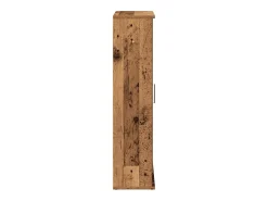 Móvel p/ casa banho c/ suporte rolos 39x22x90 cm madeira velha