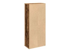 Móvel p/ casa banho c/ suporte rolos 39x22x90 cm madeira velha