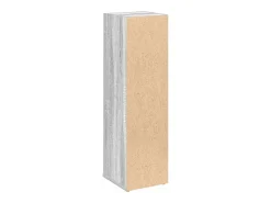 Móvel p/ casa banho c/ suporte rolos 20,5x22x72 cm sonoma cinza