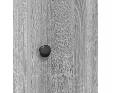 Móvel p/ casa banho c/ suporte rolos 20,5x22x72 cm sonoma cinza
