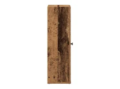 Móvel p/ casa banho c/ suporte rolos 20,5x22x72cm madeira velha