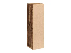 Móvel p/ casa banho c/ suporte rolos 20,5x22x72cm madeira velha