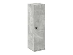 Móvel p/ casa banho c/ suporte rolos 20,5x22x72cm cinza cimento