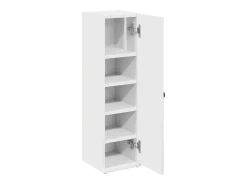 Móvel p/ casa de banho c/ suporte de rolos 20,5x22x72 cm branco