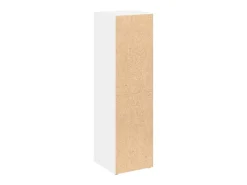Móvel p/ casa de banho c/ suporte de rolos 20,5x22x72 cm branco