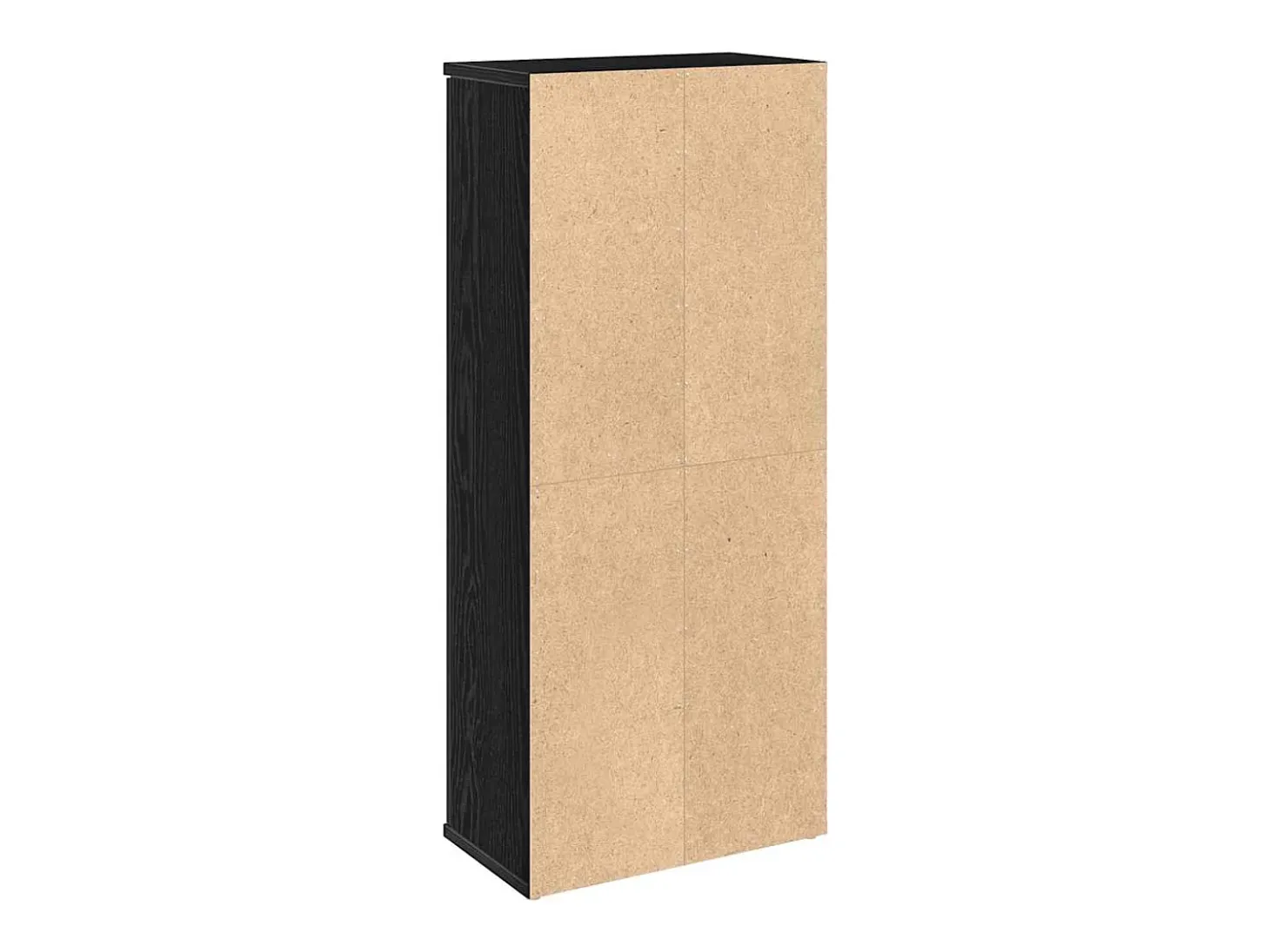 Móvel p/ casa de banho c/ suporte de rolos 39x22x90 cm preto