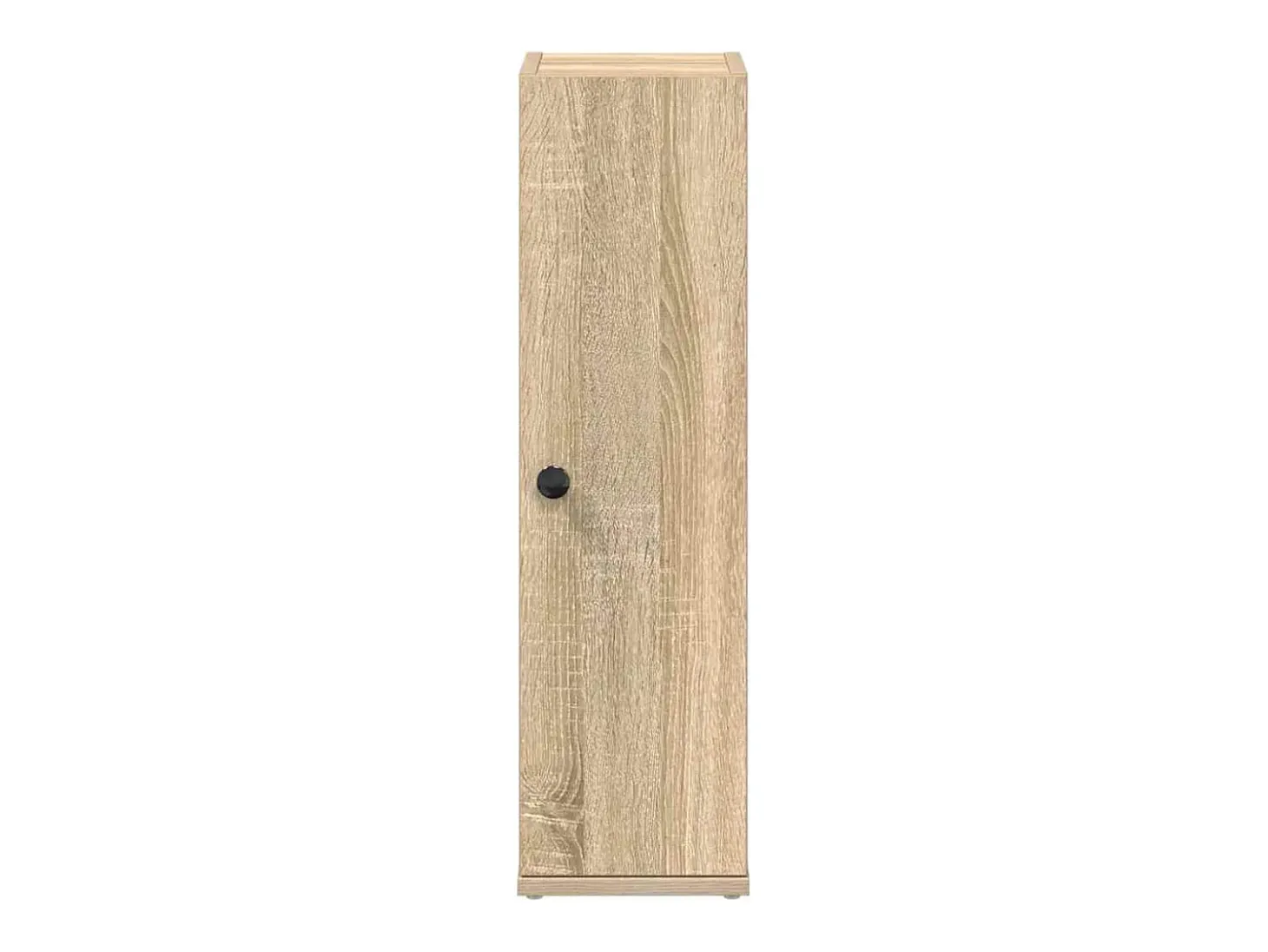 Móvel p/ casa de banho c/ suporte rolos 20,5x22x72cm cor sonoma